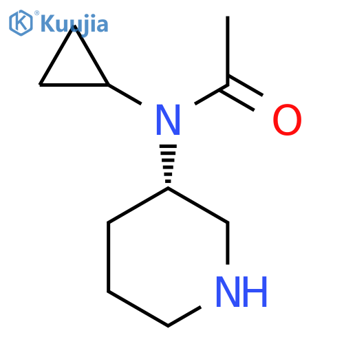 N-Cyclopropyl-N-(S)-piperidin-3-yl-acetamide structure