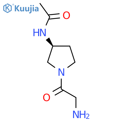 N-[(S)-1-(2-Amino-acetyl)-pyrrolidin-3-yl]-acetamide structure