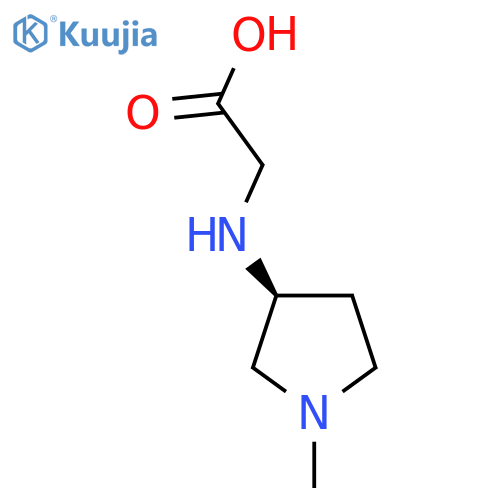 ((S)-1-Methyl-pyrrolidin-3-ylamino)-acetic acid structure