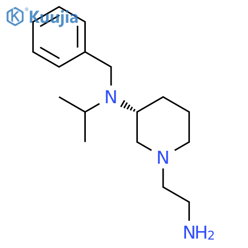 [(R)-1-(2-Amino-ethyl)-piperidin-3-yl]-benzyl-isopropyl-amine structure