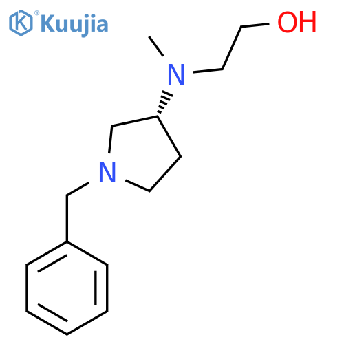 2-[((R)-1-Benzyl-pyrrolidin-3-yl)-methyl-amino]-ethanol structure
