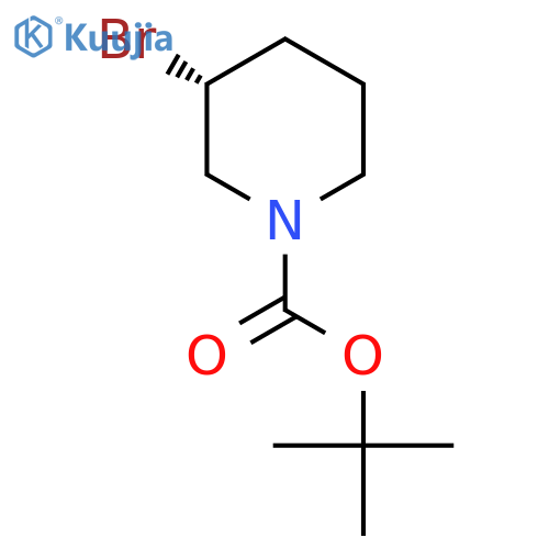 tert-butyl (3R)-3-bromopiperidine-1-carboxylate structure