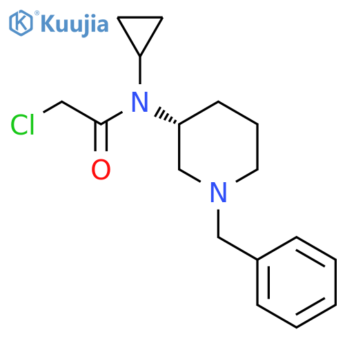 N-((R)-1-Benzyl-piperidin-3-yl)-2-chloro-N-cyclopropyl-acetamide structure