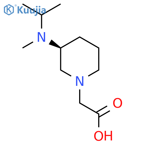 [(S)-3-(Isopropyl-methyl-amino)-piperidin-1-yl]-acetic acid structure