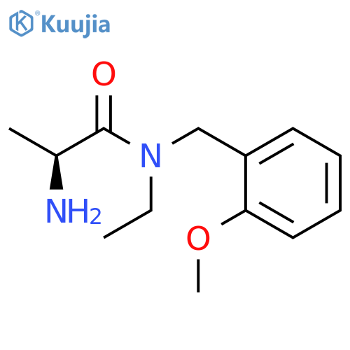 (S)-2-AMino-N-ethyl-N-(2-Methoxy-benzyl)-propionaMide structure