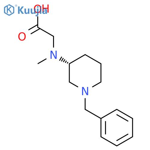 [((R)-1-Benzyl-piperidin-3-yl)-methyl-amino]-acetic acid structure