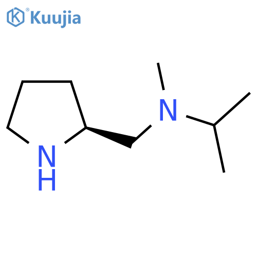 Isopropyl-methyl-(S)-1-pyrrolidin-2-ylmethyl-amine structure