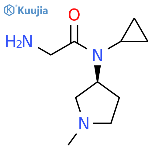2-AMino-N-cyclopropyl-N-((S)-1-Methyl-pyrrolidin-3-yl)-acetaMide structure