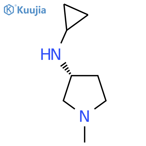 Cyclopropyl-((R)-1-methyl-pyrrolidin-3-yl)-amine structure