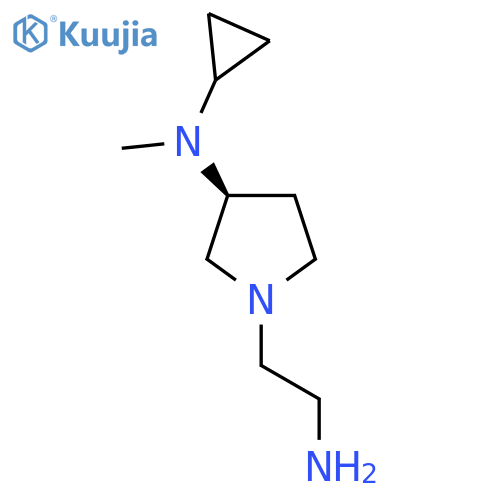 [(S)-1-(2-Amino-ethyl)-pyrrolidin-3-yl]-cyclopropyl-methyl-amine structure