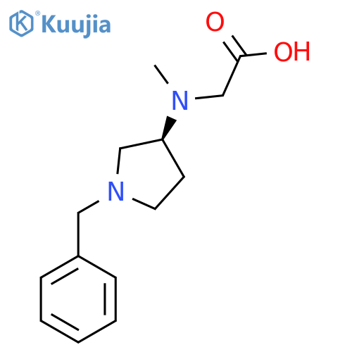 [((S)-1-Benzyl-pyrrolidin-3-yl)-methyl-amino]-acetic acid structure