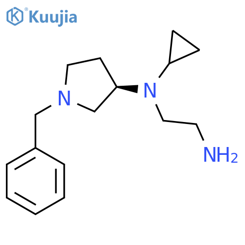 N*1*-((R)-1-Benzyl-pyrrolidin-3-yl)-N*1*-cyclopropyl-ethane-1,2-diamine structure