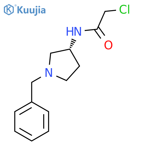 N-((R)-1-Benzyl-pyrrolidin-3-yl)-2-chloro-acetamide structure