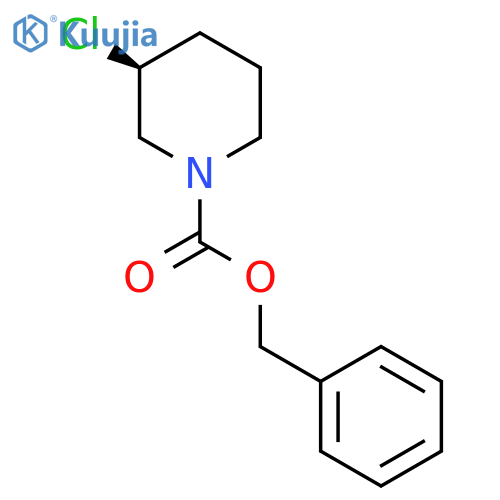 (S)-3-Chloro-piperidine-1-carboxylic acid benzyl ester structure