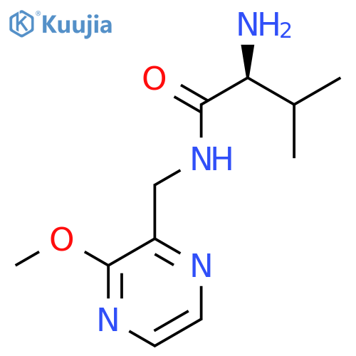 (S)-2-Amino-N-(3-methoxy-pyrazin-2-ylmethyl)-3-methyl-butyramide structure