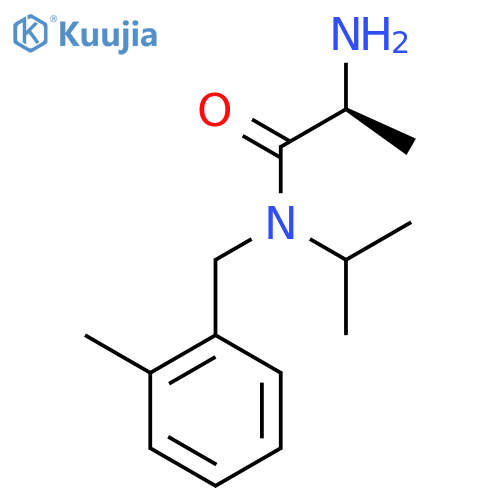 (S)-2-Amino-N-isopropyl-N-(2-methyl-benzyl)-propionamide structure