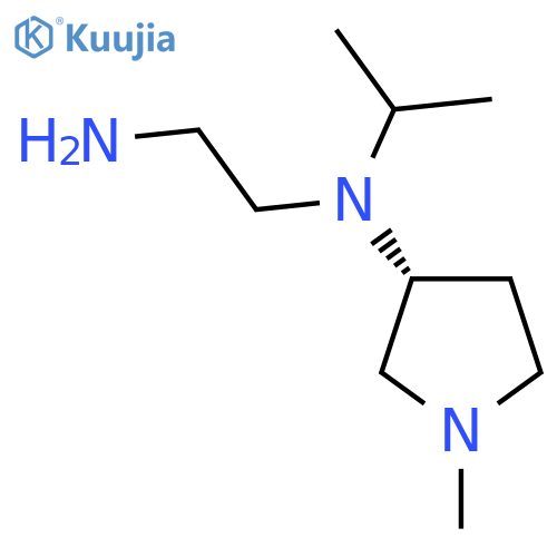 N*1*-Isopropyl-N*1*-((R)-1-methyl-pyrrolidin-3-yl)-ethane-1,2-diamine structure
