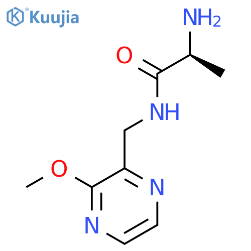 (S)-2-Amino-N-(3-methoxy-pyrazin-2-ylmethyl)-propionamide structure