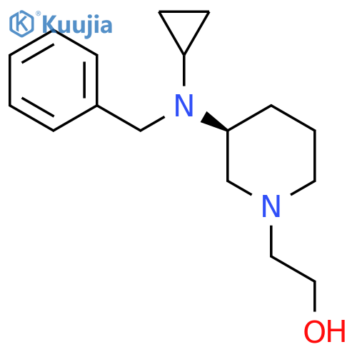 2-[(S)-3-(Benzyl-cyclopropyl-amino)-piperidin-1-yl]-ethanol structure