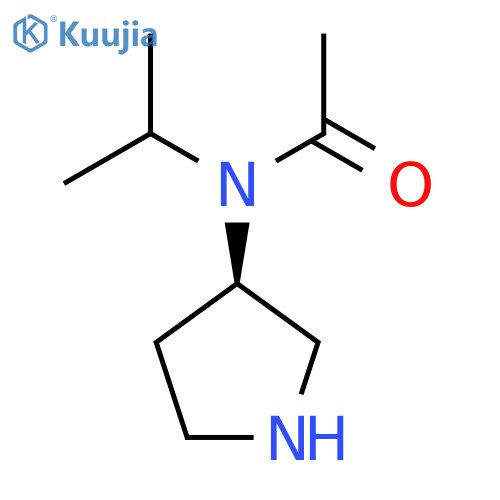 N-Isopropyl-N-(R)-pyrrolidin-3-yl-acetamide structure