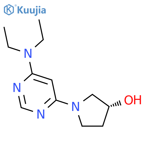 (R)-1-(6-(Diethylamino)pyrimidin-4-yl)pyrrolidin-3-ol structure