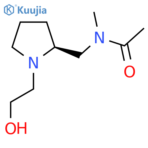 N-[(S)-1-(2-Hydroxy-ethyl)-pyrrolidin-2-ylmethyl]-N-methyl-acetamide structure