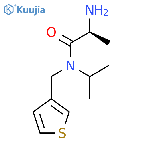 (S)-2-Amino-N-isopropyl-N-thiophen-3-ylmethyl-propionamide structure