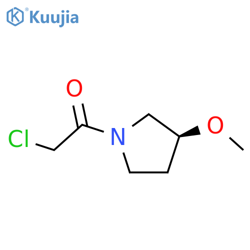2-Chloro-1-((s)-3-methoxy-pyrrolidin-1-yl)-ethanone structure