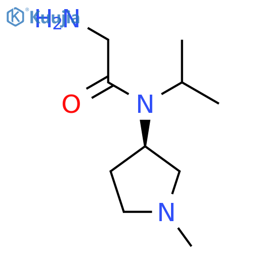 2-Amino-N-isopropyl-N-((R)-1-methyl-pyrrolidin-3-yl)-acetamide structure