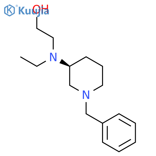 2-[((S)-1-Benzyl-piperidin-3-yl)-ethyl-amino]-ethanol structure