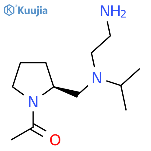 1-((S)-2-{[(2-Amino-ethyl)-isopropyl-amino]-methyl}-pyrrolidin-1-yl)-ethanone structure
