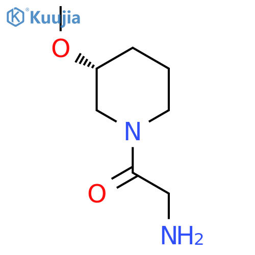 2-Amino-1-((R)-3-methoxy-piperidin-1-yl)-ethanone structure