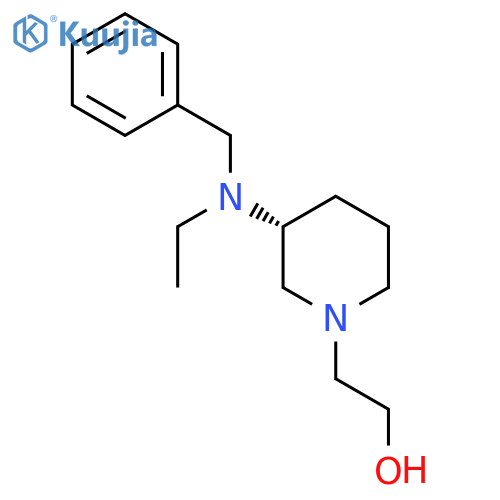 2-[(R)-3-(Benzyl-ethyl-amino)-piperidin-1-yl]-ethanol structure