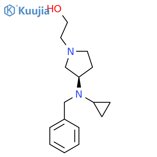 2-[(R)-3-(Benzyl-cyclopropyl-amino)-pyrrolidin-1-yl]-ethanol structure