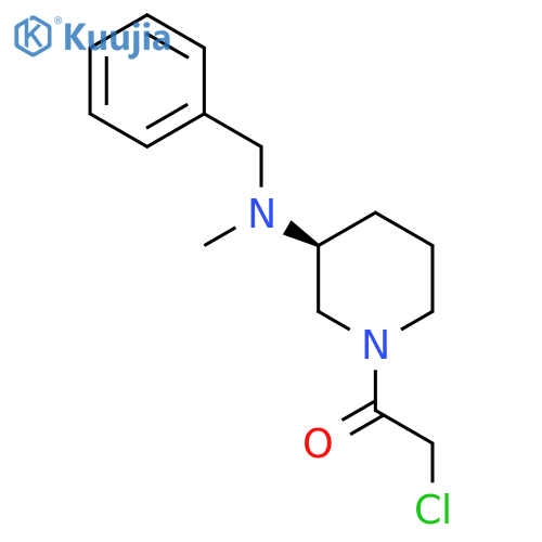 1-[(S)-3-(Benzyl-methyl-amino)-piperidin-1-yl]-2-chloro-ethanone structure