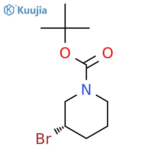 tert-butyl (3S)-3-bromopiperidine-1-carboxylate structure