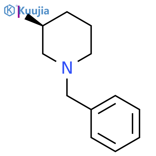 (S)-1-Benzyl-3-iodo-piperidine structure
