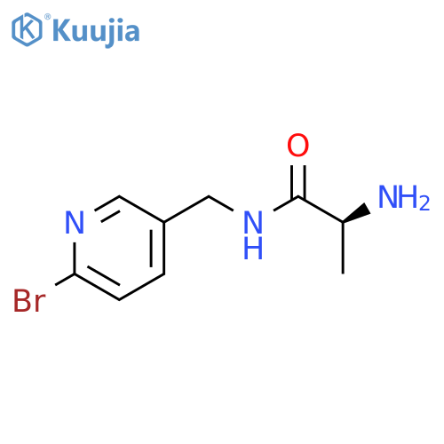 (S)-2-Amino-N-(6-bromo-pyridin-3-ylmethyl)-propionamide structure
