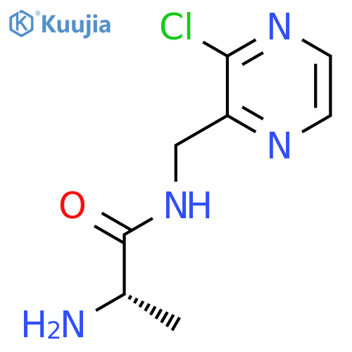 (S)-2-Amino-N-(3-chloro-pyrazin-2-ylmethyl)-propionamide structure