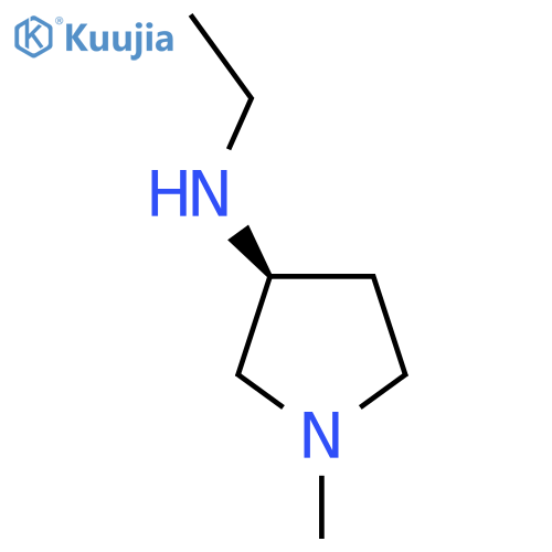 Ethyl-((S)-1-methyl-pyrrolidin-3-yl)-amine structure