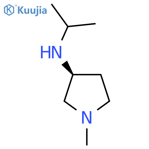 Isopropyl-((S)-1-methyl-pyrrolidin-3-yl)-amine structure