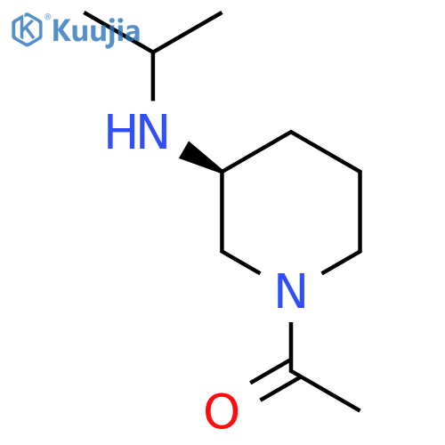 1-((S)-3-Isopropylamino-piperidin-1-yl)-ethanone structure