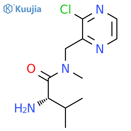 (S)-2-Amino-N-(3-chloro-pyrazin-2-ylmethyl)-3,N-dimethyl-butyramide structure