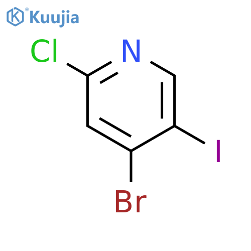 4-bromo-2-chloro-5-iodopyridine structure