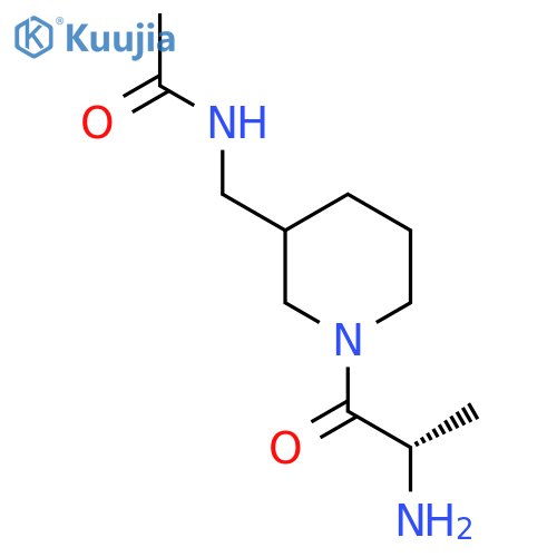 N-[1-((S)-2-Amino-propionyl)-piperidin-3-ylmethyl]-acetamide structure