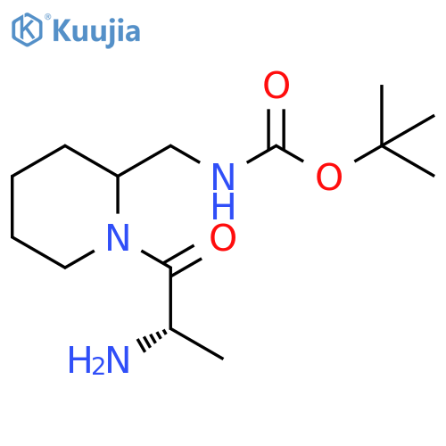 [1-((S)-2-AMino-propionyl)-piperidin-2-ylMethyl]-carbaMic acid tert-butyl ester structure