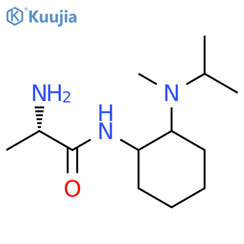 (S)-2-AMino-N-[2-(isopropyl-Methyl-aMino)-cyclohexyl]-propionaMide structure