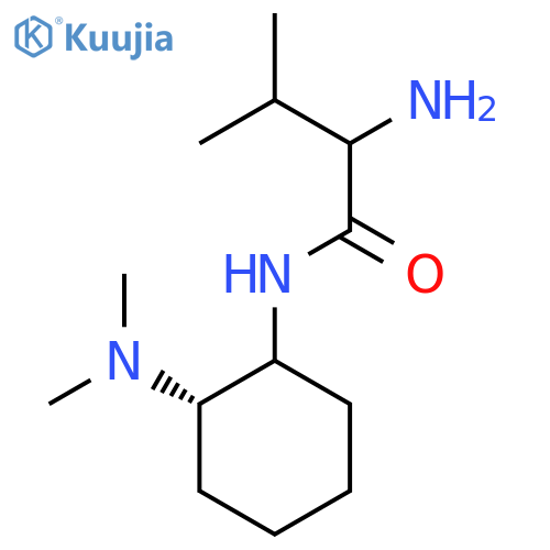 2-Amino-N-[(2S)-2-(dimethylamino)cyclohexyl]-3-methylbutanamide structure