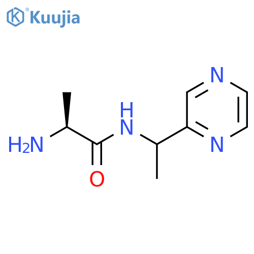 (S)-2-Amino-N-(1-pyrazin-2-yl-ethyl)-propionamide structure