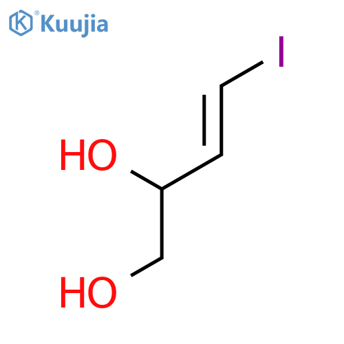 3-Butene-1,2-diol, 4-iodo-, (2S,3E)- structure